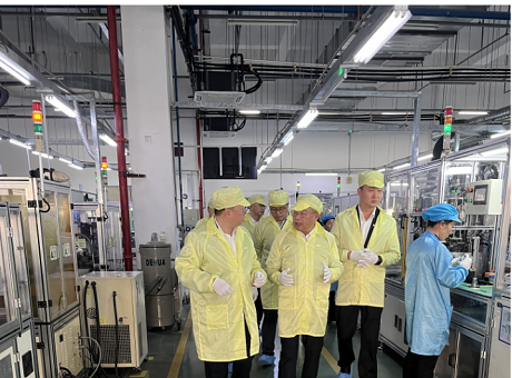 蒋文春光临绵阳Z6官网深圳分公司调研